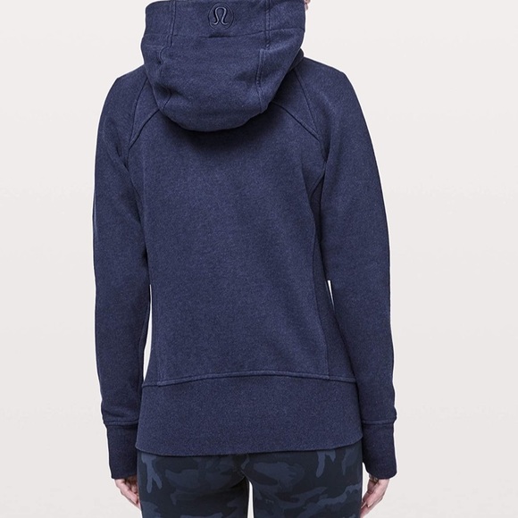 Lululemon Women’s Scuba Hoodie - Navy, Size 4 - Picture 2 of 4